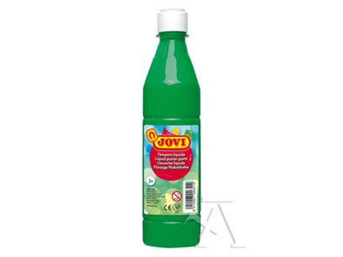 Bote Tempera Liquida Jovi 500Ml Verde Medio