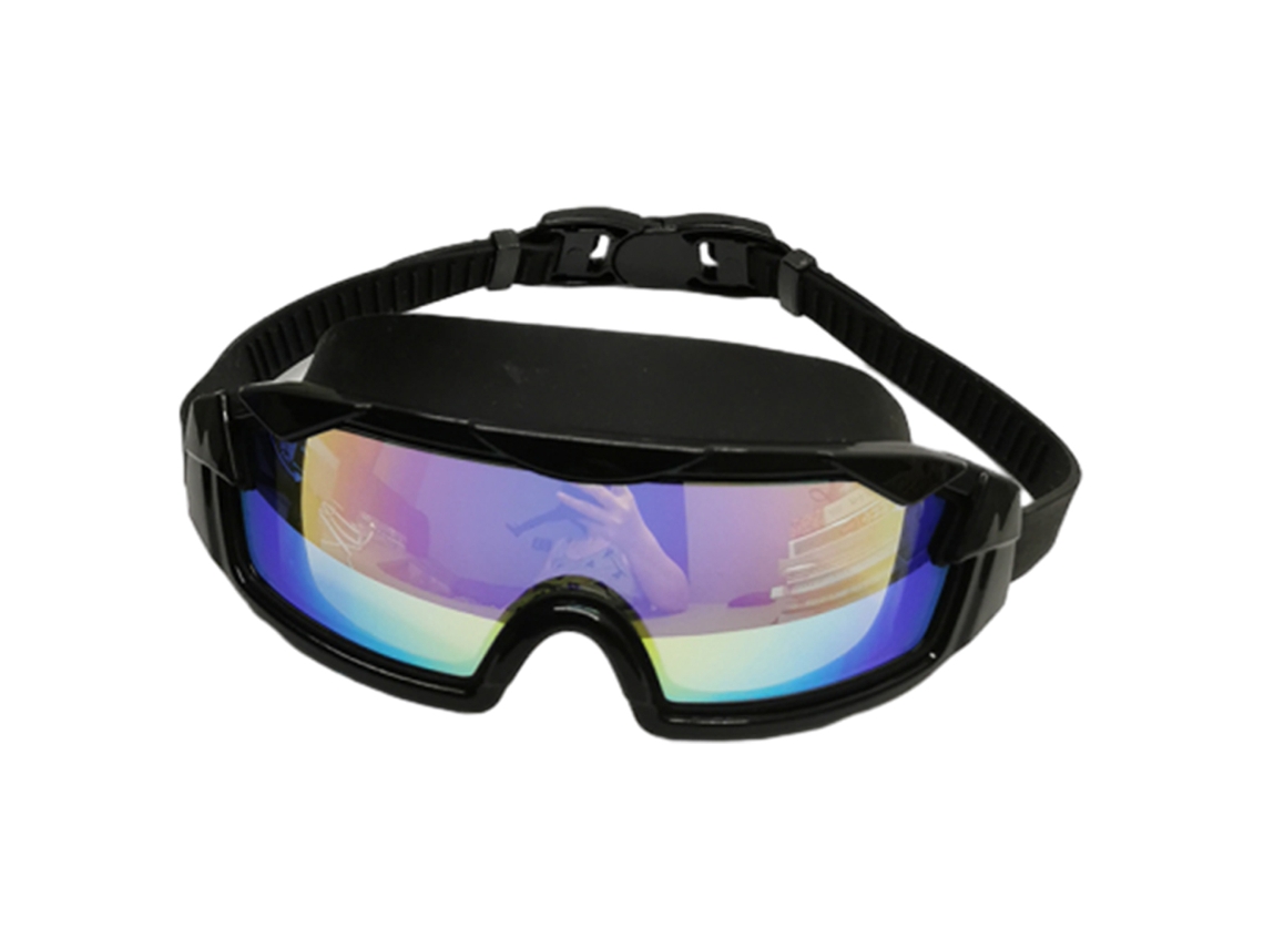 Gafas de natación para niños Kofihety con montura grande, galvanizadas, impermeables y antivaho.