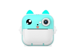 Mini Cámara Digital Instantánea Para Niños (azul + 16g) Impresora Térmica De Alta Definición