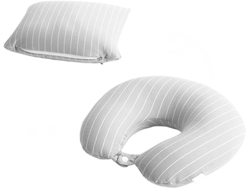 Almohada Cervical Multifuncional En Forma De U, Almohada De Espuma Viscoelástica Para Automóvil O Avión, Reposacabezas Suave Y Resistente.