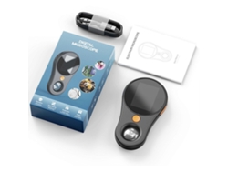 Microscopio digital portátil con 8 LED, aumento de 500x, resolución HD de 1920x1080p para niños y adultos, microscopio de bolsillo negro.