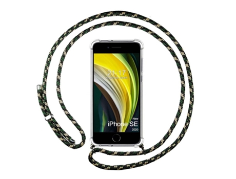 Carcasa iPhone SE 2020 TUMUNDOSMARTPHONE Colgante Verde