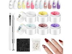 Vernis Gel, Kit De Gels Artistiques Para Dégradé Naturel