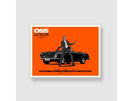 Póster KUBBICK Oss 117 Le Caire Nid D'espion