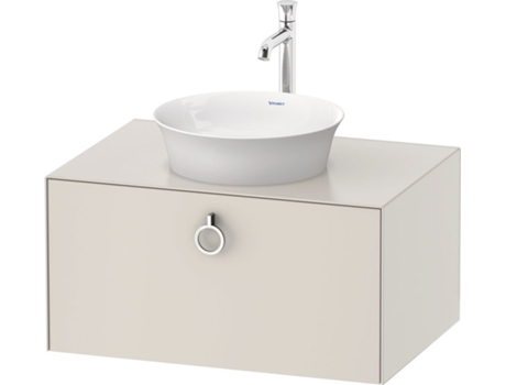 DURAVIT Tulip blanco, mueble de pared, ancho 800 x fondo 550mm, con 1x extraíble, con tirador, WT49800