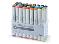Caixa Copic Sketch Set Base 36 Pzas