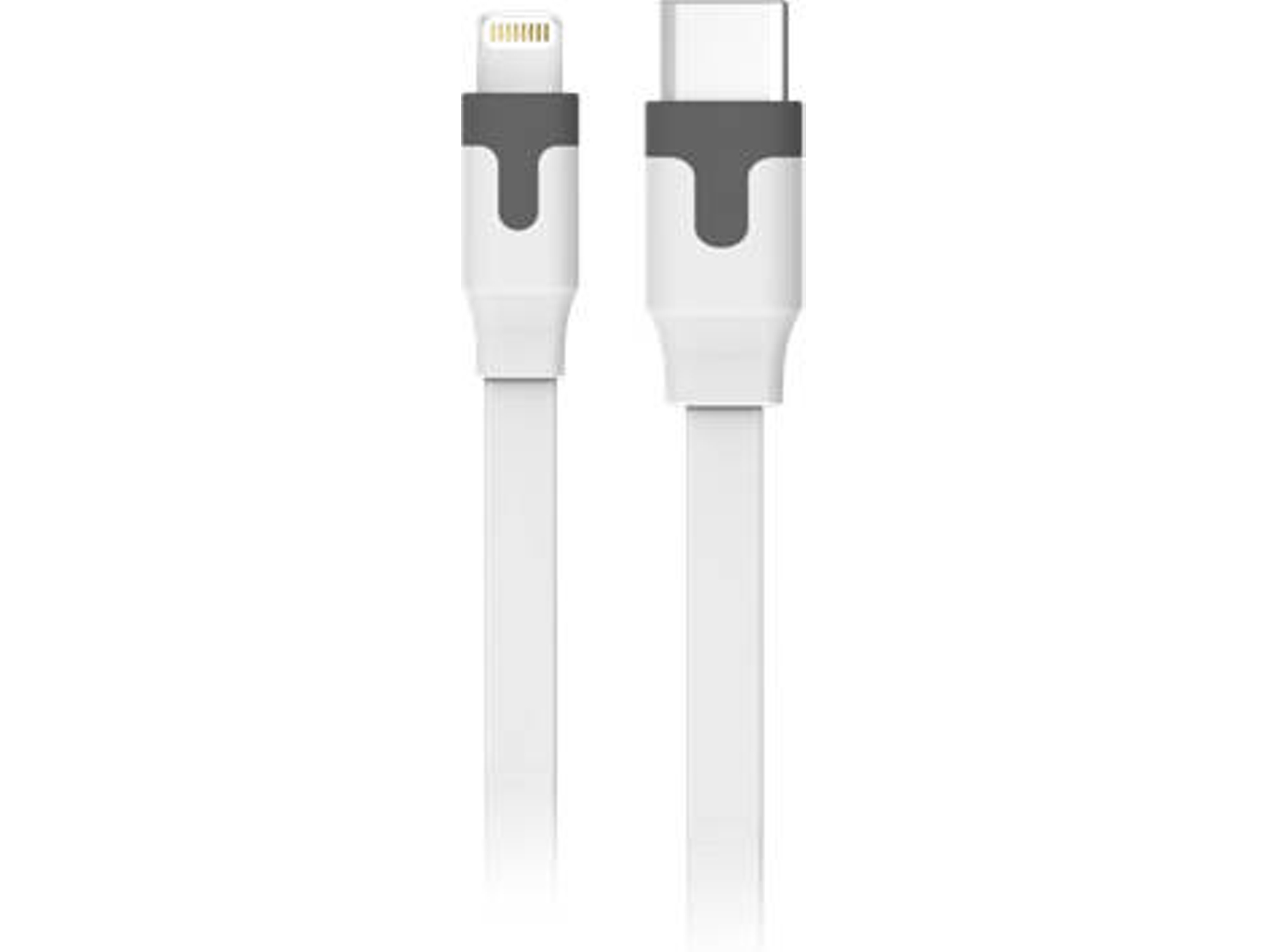 Cable MUVIT MUUSC0232 (1 USB-C - 1 Lightning - 0.2 m - Blanco)