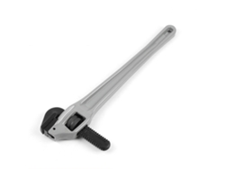 Llave Para Tubos Descentrada Ajustable De Alta Resistencia, Fabricada En Aleación De Aluminio Con Mango En Forma De Viga En I, 18 Pulgadas, Apertura De 85 Mm.