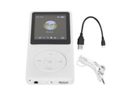 Reproductor MP4 portátil compatible con tarjeta de memoria y pantalla LCD de 1,8 pulgadas.