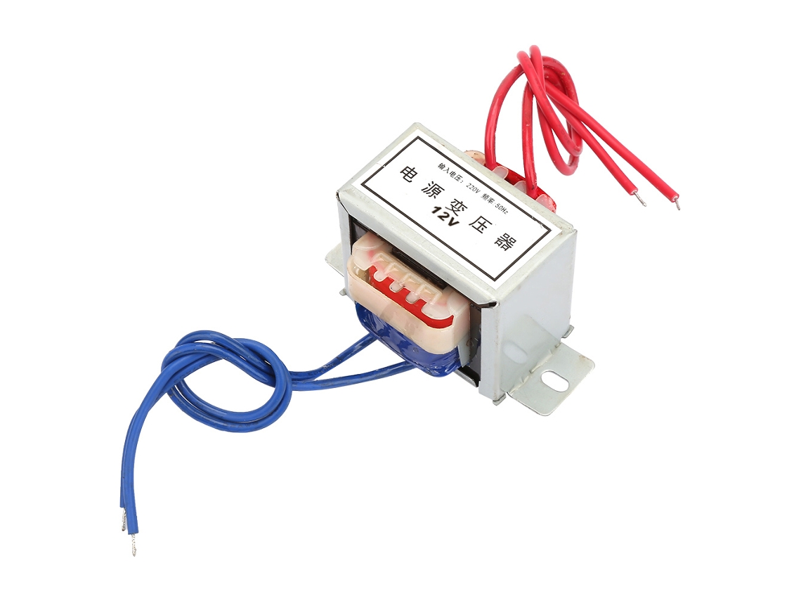 Transformador De Potencia Eléctrica Ei De 12 W, Entrada De 220 V 50 Hz, Salida De 12 V Ca, Convertidor De Potencia