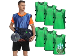 2026-6 Chalecos De Entrenamiento Deportivos Para Fútbol Baloncesto Hockey Adultos Niños Algodón Transpirable Duradero