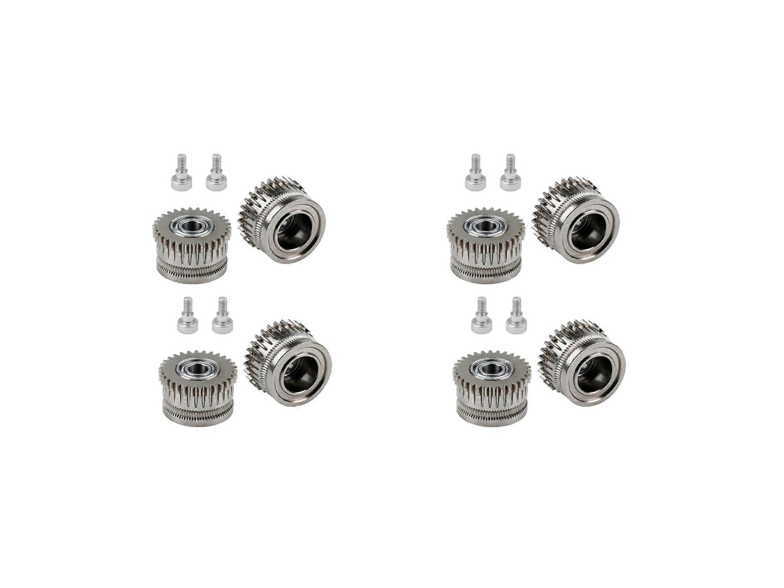 2x 3d Printer Dual Gear Extruder Kit For K1/k1c/ K1 Max/ender3/v3 Plus V3 Upgrade 3.0 Hardened Steel