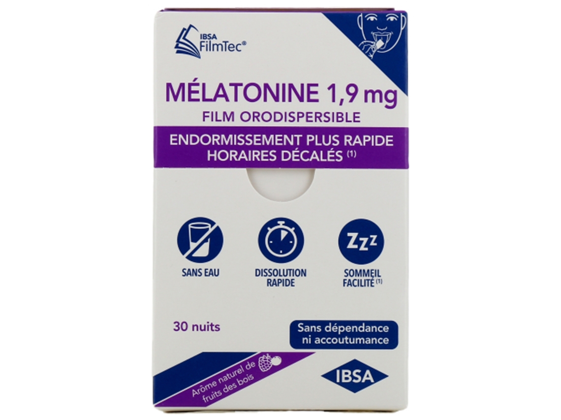 IBSA Melatonina 1 9 Mg 30 Films Bucodispersables