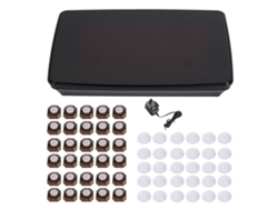Sistema de llamada inalámbrico para enfermeras, chat, buscapersonas para restaurantes, con 30 botones y 1 receptor con pantalla.