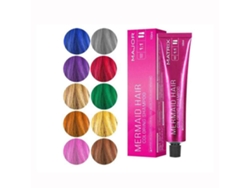 Crema De Coloración De Cabello Semi Permanente 100ml Tinte Cera Para Fiesta Cosplay Halloween