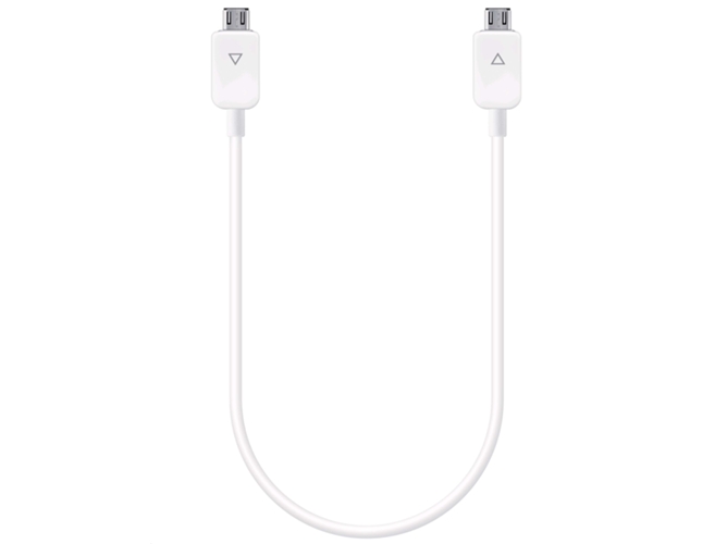 Cable SAMSUNG Power Sharing (MicroUSB - MicroUSB - 1.5 m - Blanco)