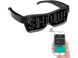 Gafas LED Bluetooth con pantalla LED conectada a la aplicación, gafas inteligentes, gafas divertidas DIY