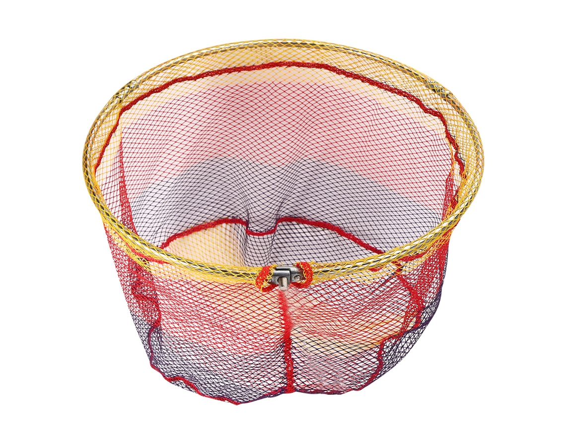 Red De Pesca Flotante Plegable Portátil Con Acero Inoxidable - Accesorio De Pesca De Captura Y Liberación