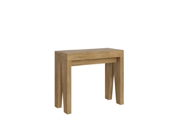 Consolas Naxy Extensible hasta 300 cm ITAMOBY (90 x 40 x 77 cm - Paneles de Melamina - Roble Natural)