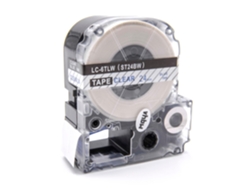 Cartucho de cinta Epson Lc-6tlw de 24 mm (azul sobre transparente)