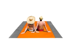Manta Kofihety para Playa Impermeable Antideslizante de Poliéster Naranja (20x10x30cm)