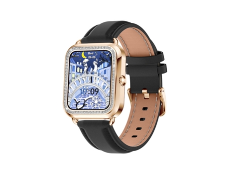 Smartwatch de 1,59 pulgadas Ip67 resistente al agua 25 días en espera para Ios y Android negro BISBISOUS