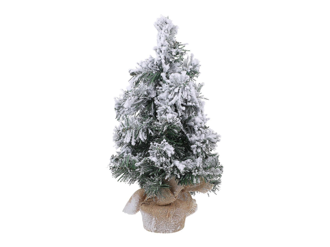 1 pieza de árbol de Navidad artificial con revestimiento de terciopelo para decoración de mesa. Hengjian