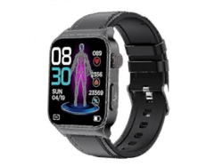 Reloj inteligente E500 para diabéticos con monitor de salud HRV, ECG/PPG, glucosa en sangre y presión arterial, Ly Ebike