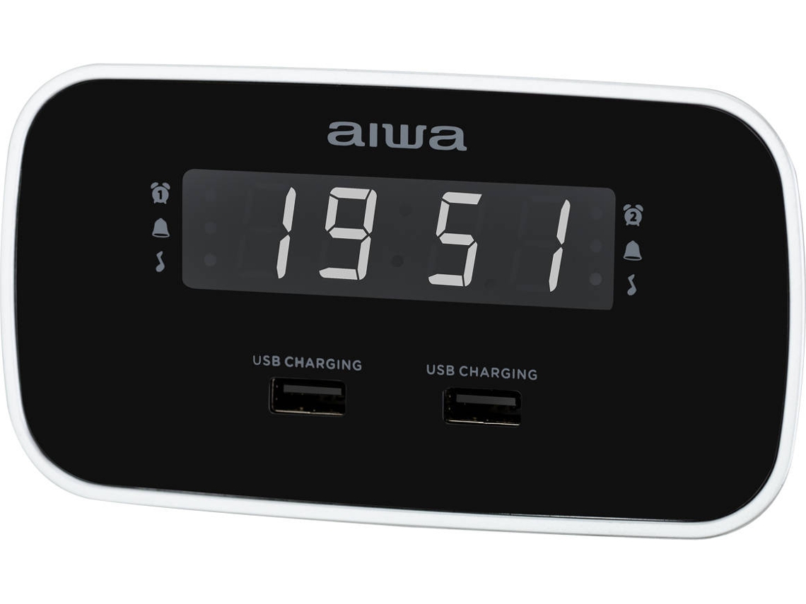 Radio Despertador AIWA Cru-19Bk (USB)