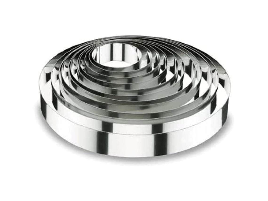 Anillo vacherin de acero inoxidable LACOR 18/10 - 20x6 cm