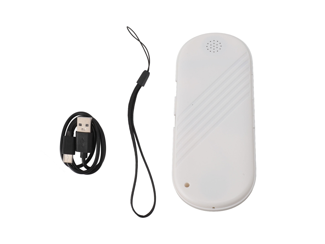 Alto-falante Para Travesseiro Bluetooth Condução Óssea Portátil Com Desligamento Programado Controle De Volume Branco