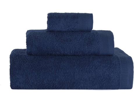 Juego de 3 Toallas ETHERE MAISON 450Gr Azul (30x50 cm + 50x100 cm + 70x140 cm)