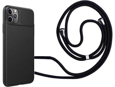 Funda iPhone 11 Pro Camshield con Collar Negro