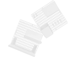 Kit De Estante De Pared Con Panel Perforado, Almacenamiento Adhesivo Para Oficina Y Garaje, Montaje En Pared De Alta Resistencia.