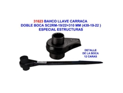 Bahco carraca doble boca sc2rm-19-22 310 mm (439-19-22 )