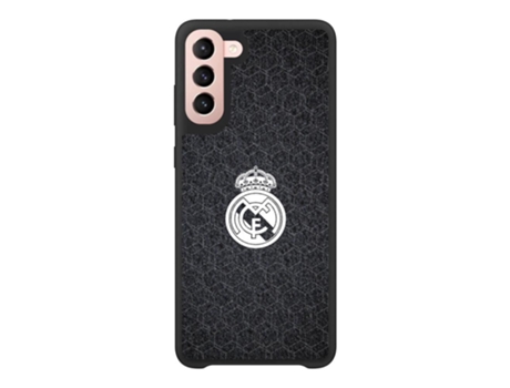 Funda Móvil Oficial Real Madrid para Samsung Galaxy S22 PHONECASES3D Piel Sintética Negro