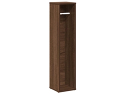 Maison Exclusive - Mueble De Baño Con Portarrollos, Roble Marrón, 20,5 X 20 X 90 Cm