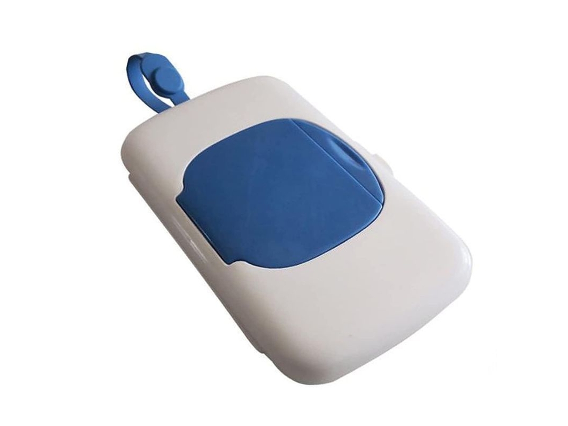 Dispensador portátil de inodoro húmedo, caja de plástico para bebés, resistente y hermético, ideal para viajes y actividades al aire libre.