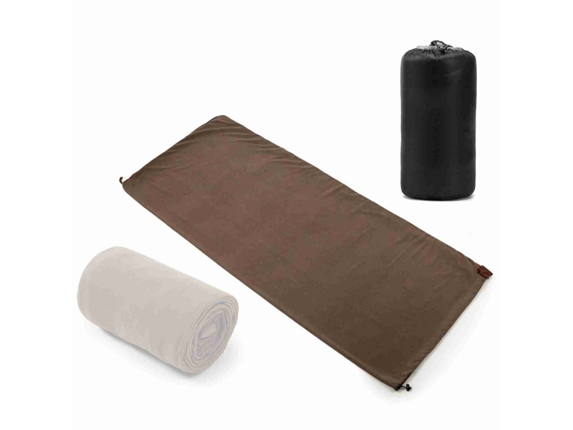 Saco De Dormir Ligero Y Portátil De Forro Polar Para Acampar, Viajar, Hacer Senderismo Y Para Uso En Exteriores En Situaciones De Emergencia.