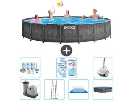 Piscina Tubular INTEX 26744GN-CB45 (24311 L - 549x122cm)