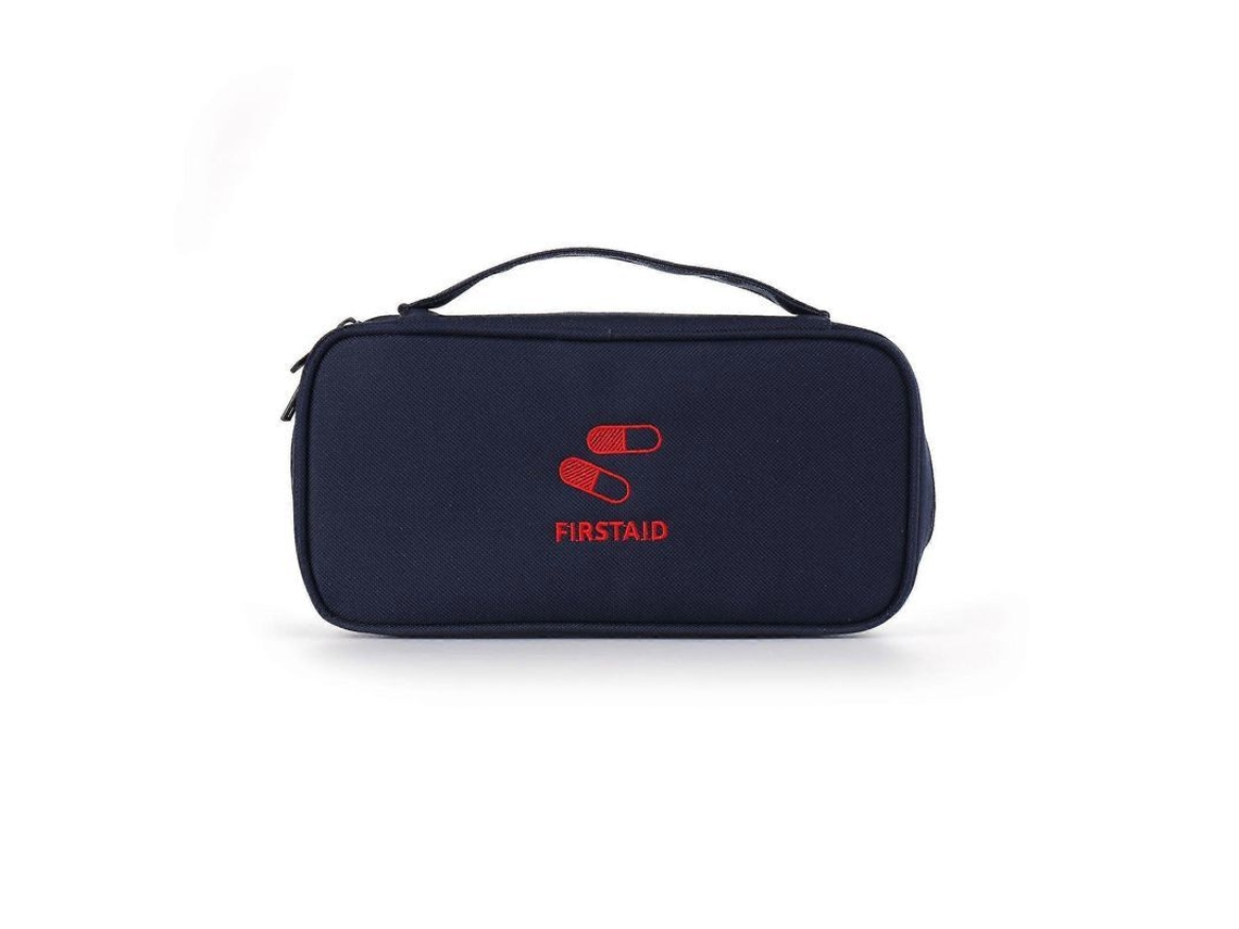 Botiquín De Primeros Auxilios Portátil, Bolsa De Emergencia Médica Para Viajes, Acampadas Y Supervivencia - Azul Marino