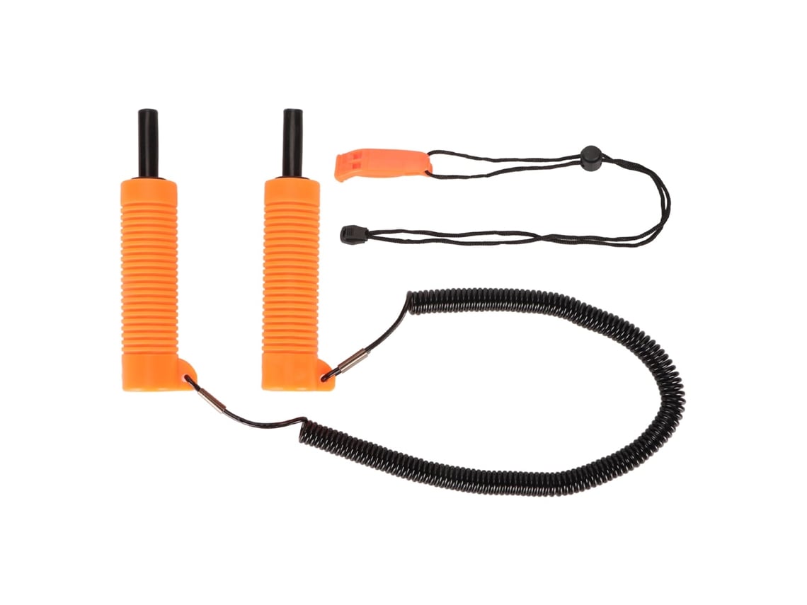 2026rebe-kit De Picos De Hielo Retráctiles Con Silbato, Agarre Cómodo Y Punta Afilada Para Pesca, Patinaje Y Emergencias, Naranja