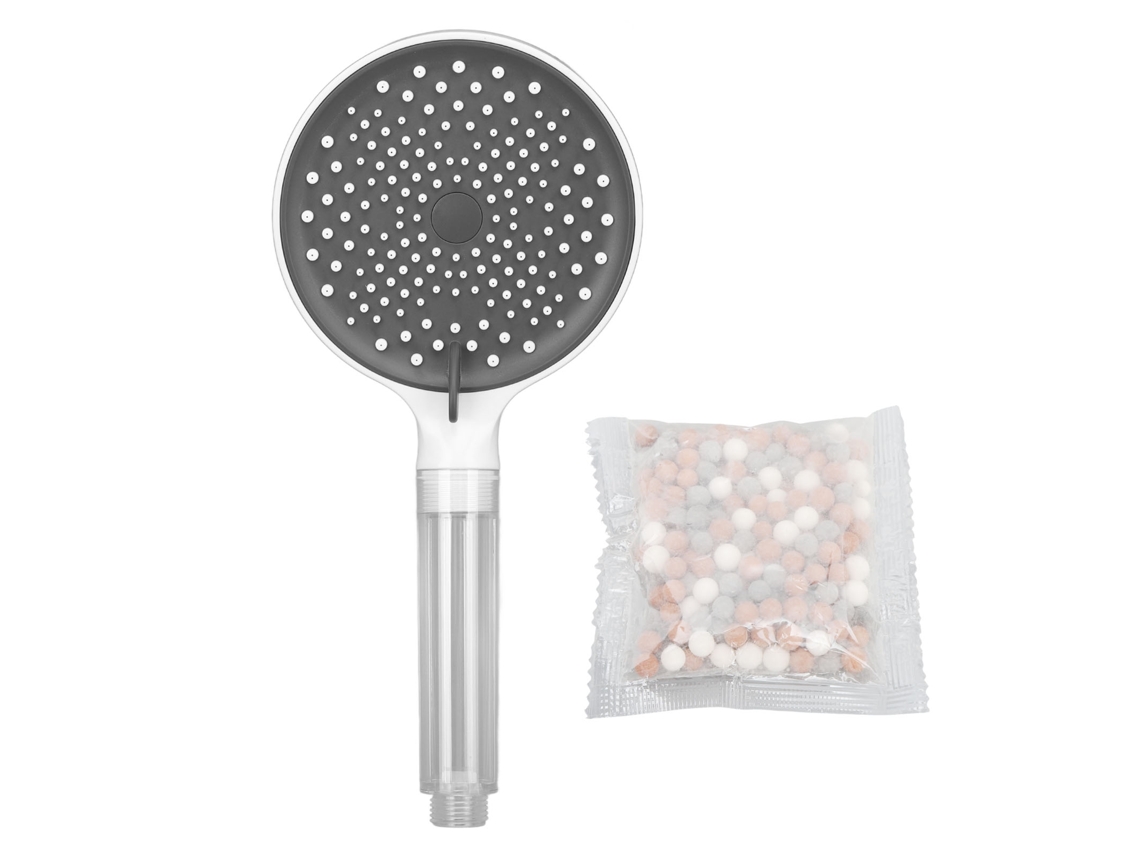 Cabezal de ducha de mano de alta presión ABS 3 funciones Baño Blanco