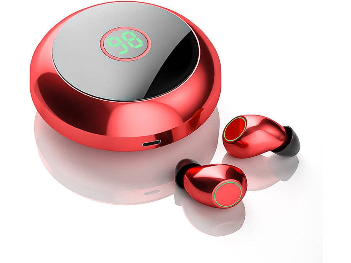 Auriculares Bluetooth inalámbricos verdaderos Mni 803-Xw3 Micrófono interno Cancelación de ruido Rojo VEANXIN