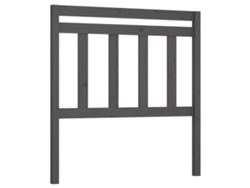Cabecero de cama 106x4x100 cm Pino macizo Gris MAISON EXCLUSIVE