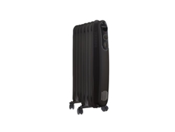 Radiador de aceite Kuken 2000w de 9 elementos, color negro
