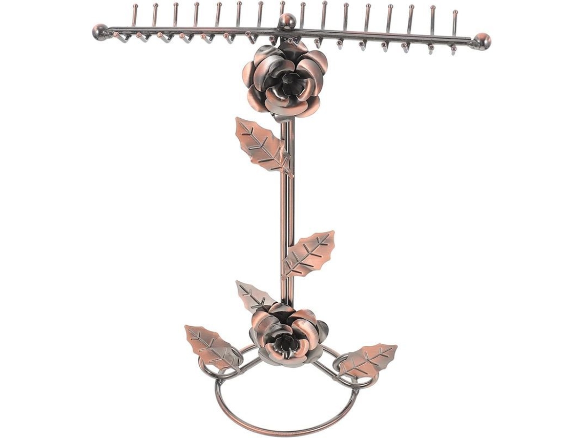 2026-organizador De Joyería De Hierro Bronce Vintage, Soporte De Collares Y Pendientes Para Mesa