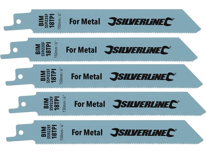 Conjunto de Cuchillas para Sierra Sable SILVERLINE 427542 - 5 piezas
