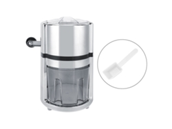 HYMNORA Máquina de Hielo Picado Manual con Manivela Redonda, Herramienta de Cocina