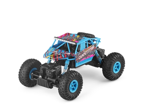 Juguete Teledirigido 1:18 dual servo de cuatro ruedas coche de escalada todoterreno con luces LED coche de